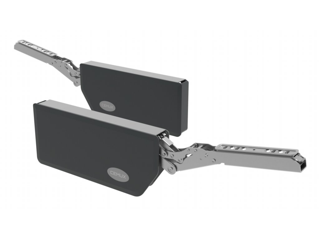 Cemux výklop LIFT MAX TIP-ON M střední na dvířka do 600 mm antracit