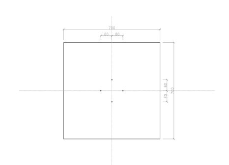 Stolová noha centrální  STABIL