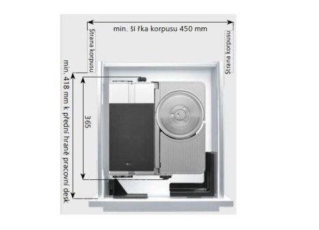 Ritter vestavný kráječ na chleba BFS 62 S pravý