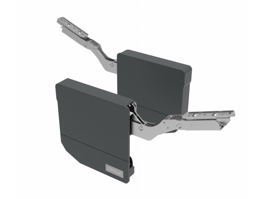 Cemux LIFT C silný výklop na dvířka 400-500 mm antracit