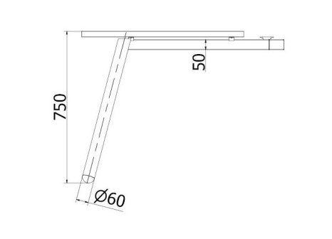 Stolová podnož NERIA CORNER
