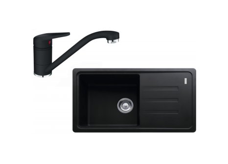 Set Franke  BSG 611-78/39 + FC 9541 - Černá metalická, Onyx