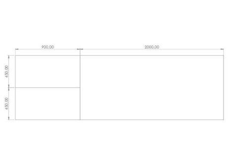 Stolová podnož k rozkládacímu stolu LIVIANA 200