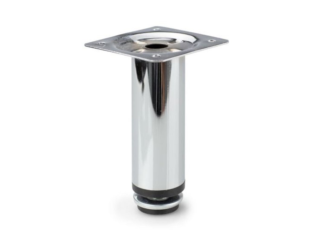 Soklová nožka NZ 19 výška 100mm chrom lesk