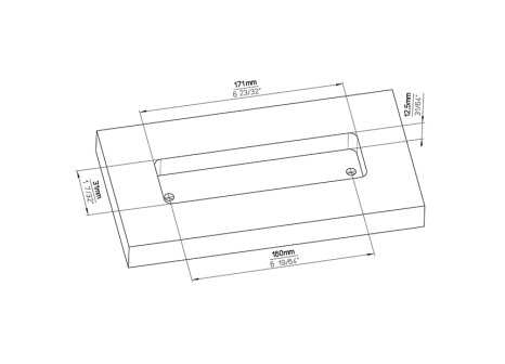 Úchytka EDA II zápustná