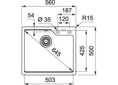 Franke dřez UBG 610-56