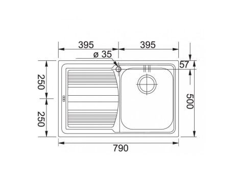 Dřez Franke LLX 611