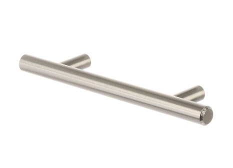 Úchytka kovová Hrazda broušený nikl - 96 mm