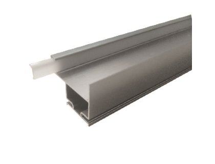 Profil LED vertikální boční 4500 mm nerez broušený