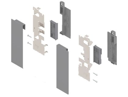 Legrabox ZI7.3CS0 čelní příchyt vnitřní s relingem C  šedý orion