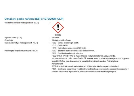HRANICLEAN 04 čistič vytvrzeného PUR lepidla 1l