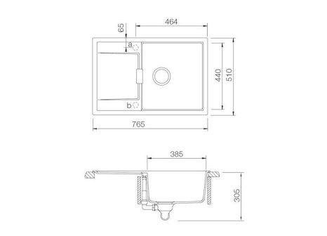 Kuchyňský granitový dřez SCHOCK MONO D-100