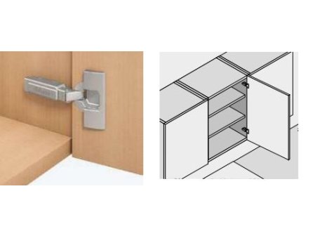 BLUM 71M2750 CLIP závěs 100° vložený