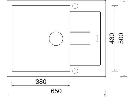 Set Sinks AMANDA 650 + VITALIA