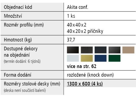 Stolová podnož MELIA CONFERENCE
